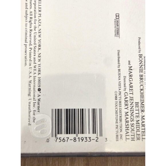 Beaches [Original Soundtrack] by Bette Midler (CD, Nov-1988, Atlantic (Label)) - Picture 3 of 4